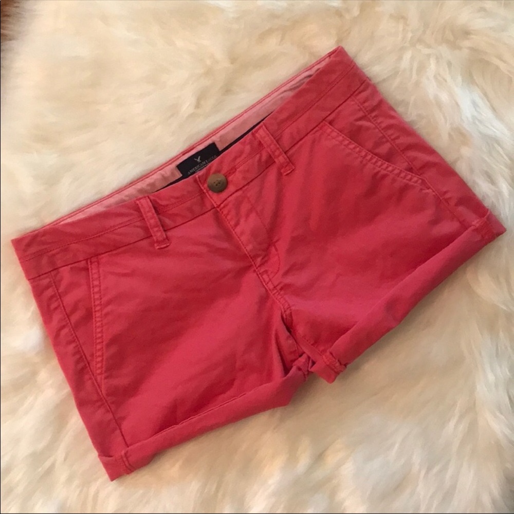 American Eagle stretch midi shorts size 4 - Picture 1 of 9